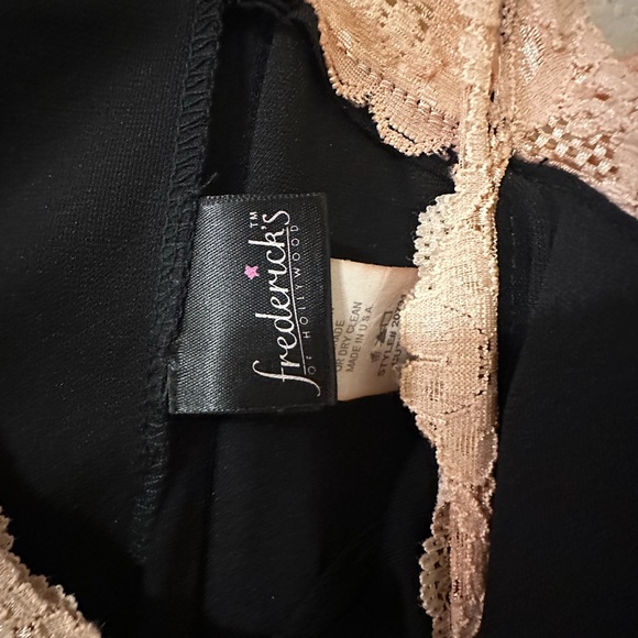 Vintage 1980s Frederick’s of Hollywood Black Slip Dress - Picture 6 of 7